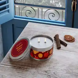 Walmart 11.5oz 2-wick Tin Candle - Mulled Spice & Cider offer