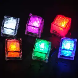Walmart Fairnull 1 Pc LED Light Ice Cubes Luminous Night Lamp Party Bar Wedding Decoration offer