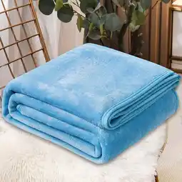 Walmart Clearance Under$1 Super Soft Warm Solid Warm Plush Fleece Blanket Throw Rug Sofa Bedding 27.6*39.4In offer