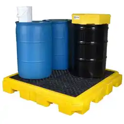 Walmart Ultratech Drum Spill Cntnmnt Pallet,4 Drum,9k lb. 9630 offer