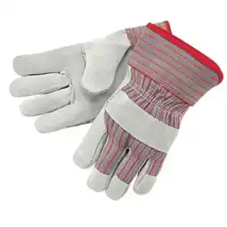 Walmart MCR Safety 1200XL Economy Grade Leather Gloves offer