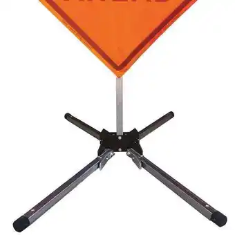 Walmart Sign Stand,Aluminum,15 in Maximum Mast H offer