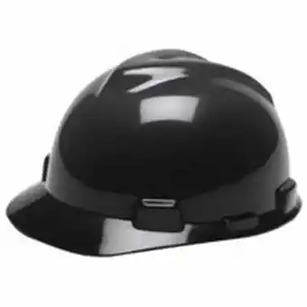 Walmart MSA V-Gard Protective Hats, Fas-Trac Ratchet, Hat, Black - 1 EA (454-492559) offer