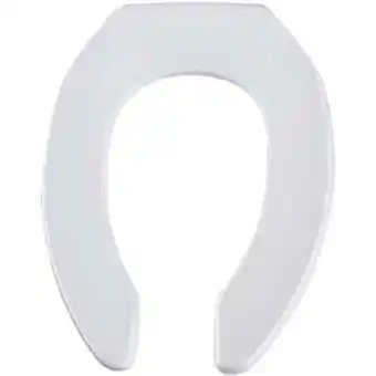 Walmart BEMIS 1955CTFR-000 Toilet Seat, Without Cover, Plastic, Elongated, White offer