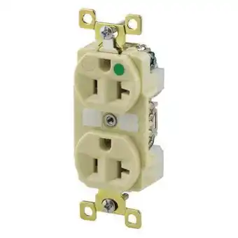 Walmart Bryant Receptacle,Ivory,20A,125VAC,Illuminated 8300IL offer