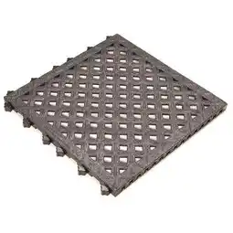 Walmart Ergo Advantage Safe-Flex Interlock Drainage Mat,Blck,18x18,PK10 AG2 offer