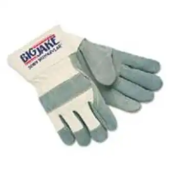 Walmart Heavy-Duty Side Split Gloves, Large offer