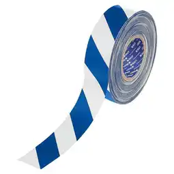 Walmart Brady Floor Marking Tape,Blue/White,2W,100ft 177050 offer
