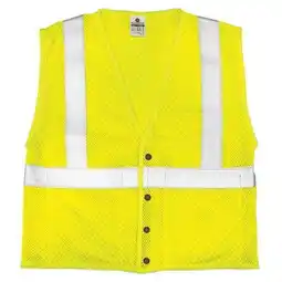 Walmart Kishigo Flame Rsist Hi Vis Vest,Class 2,4XL,Lime ASFM300-4X offer