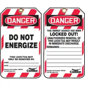Walmart Condor Tag,3-1/4 in.W,3/8in.Hole,PK25 48RU20 offer