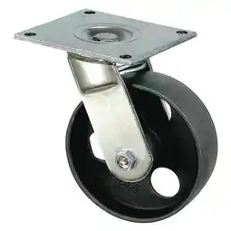 Walmart Manufacturer Varies Plate Caster,Swivel,Iron,7 1/2H 1NVR1 offer