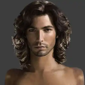 Walmart YMUQEIGH Clearance Fashion Cool Wigs Short Natural Hair Chocolate Color Handsome Wig Men's offer