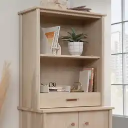 Walmart Sauder Whitaker Point Transitional Library Hutch, Natural Maple Finish offer