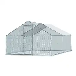 Walmart UBesGoo Large Metal Chicken Coops Chicken Cage House Hen House 13 ft x 10 ft offer