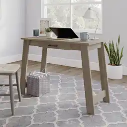 Walmart Sauder Beginnings Writing Table, Summer Oak Finish offer