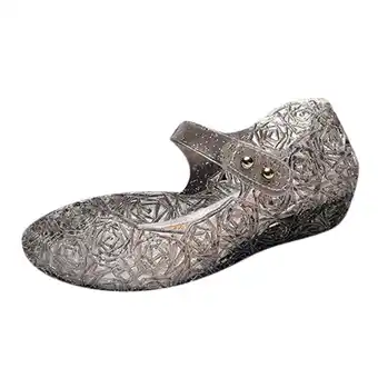 Walmart YDOJG Toddler Sneakers Princess Sandals Kids Wedge Party Girls Jelly Dance Toddler Shoes Baby Shoes offer