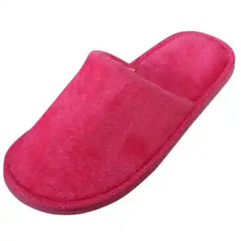 Walmart Herrnalise Women Warm Home Plush Soft Slippers Indoors Anti-slip Winter Floor Bedroom Shoes Sales ! offer