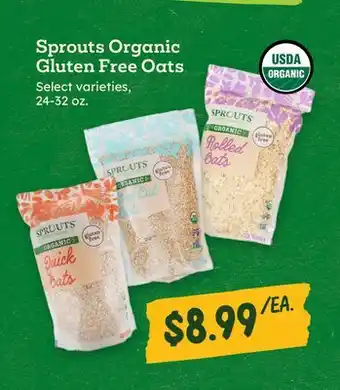 Sprouts Farmers Market Sprouts Organic Gluten Free Oats offer