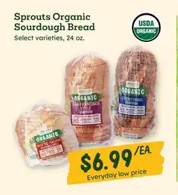 Sprouts Farmers Market Sprouts Organic Sourdough Bread offer