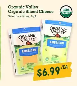 Sprouts Farmers Market Organic Valley Organic Sliced Cheese offer