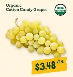 Sprouts Farmers Market Organic Cotton Candy Grapes offer