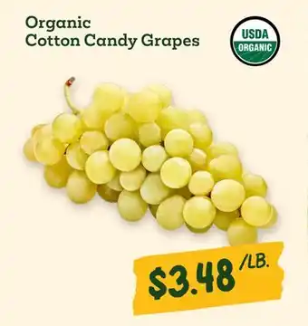 Sprouts Farmers Market Organic Cotton Candy Grapes offer