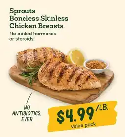 Sprouts Farmers Market Sprouts Boneless Skinless Chicken Breasts offer