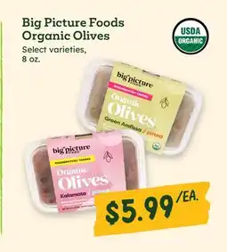 Sprouts Farmers Market Big Picture Foods Organic Olives offer