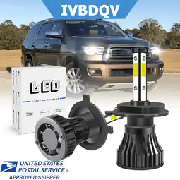 Walmart Pair H4/9003 LED Headlights For Toyota Sequoia 2001-2007 High/Low Beam Kits 6000K Super White offer