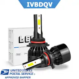 Walmart For Cadillac ATS 2013-2019 9012 High&Low Beam LED Headlight Bulbs 6000K 2pcs offer