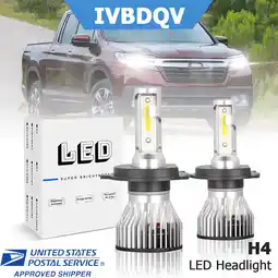 Walmart For Honda Ridgeline 2006-2014 LED Headlight H4 9003 Hi/Lo Beam Bulb 2Pcs offer