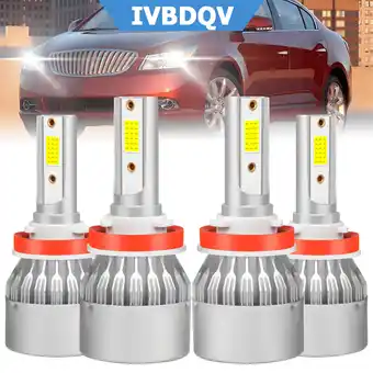 Walmart IVBDQV H9/H11 High Low Beam For Buick LaCrosse 2005-2013 LED Headlight Bulbs 4pcs offer