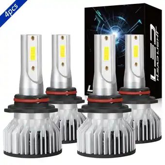 Walmart LED Headlight Bulbs Kit High Low Beam White for 1994-1999 Mitsubishi 3000GT 1995 1996 1997 1998 offer