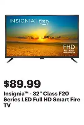 Best Buy Insignia - 32 Class F20 Series LED Full HD Smart Fire TV offer