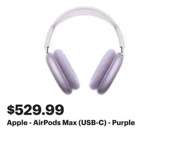 Best Buy Apple - AirPods Max (USB-C) - Purple offer