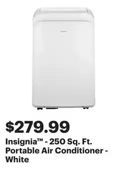 Best Buy Insignia - 250 Sq. Ft. Portable Air Conditioner - White offer