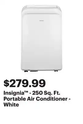 Best Buy Insignia - 250 Sq. Ft. Portable Air Conditioner - White offer
