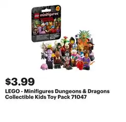 Best Buy LEGO - Minifigures Dungeons & Dragons Collectible Kids Toy Pack 71047 offer