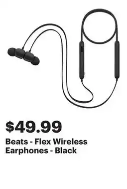 Best Buy Beats - Flex Wireless Earphones - Black offer
