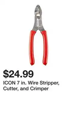 Harbor Freight Tools ICON 7 in. Wire Stripper, Cutter, and Crimper offer