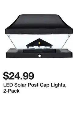 Harbor Freight Tools LED Solar Post Cap Lights, 2-Pack offer