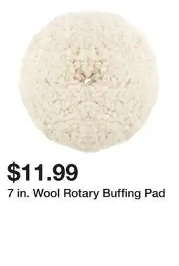 Harbor Freight Tools 7 in. Wool Rotary Buffing Pad offer