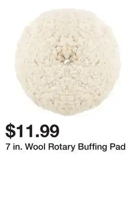 Harbor Freight Tools 7 in. Wool Rotary Buffing Pad offer