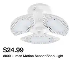 Harbor Freight Tools 8000 Lumen Motion Sensor Shop Light offer