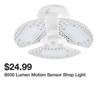 Harbor Freight Tools 8000 Lumen Motion Sensor Shop Light offer