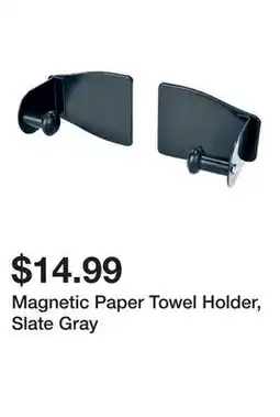 Harbor Freight Tools Magnetic Paper Towel Holder, Slate Gray offer