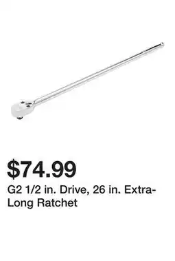 Harbor Freight Tools G2 1/2 in. Drive, 26 in. Extra-Long Ratchet offer