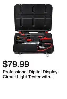Harbor Freight Tools Professional Digital Display Circuit Light Tester with Interchangeable Shanks offer
