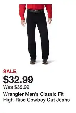 Tractor Supply Company Wrangler Men's Classic Fit High-Rise Cowboy Cut Jeans offer