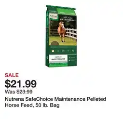 Tractor Supply Company Nutrena SafeChoice Maintenance Pelleted Horse Feed, 50 lb. Bag offer